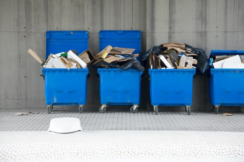 Customer service team assisting with skip hire