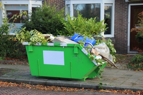 Eco-friendly recycling bins available in Fitzrovia neighborhoods.